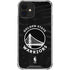 NBA Golden State Warriors Black Animal Print iPhone 12 Mini Clear Case