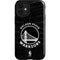 NBA Golden State Warriors Black Animal Print iPhone 12 Mini Impact Case