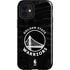 NBA Golden State Warriors Black Animal Print iPhone 12 Mini Impact Case