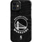 NBA Golden State Warriors Black Animal Print iPhone 12 Mini Lite Case