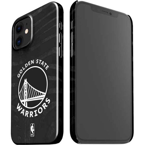 NBA Golden State Warriors Black Animal Print iPhone 12 Mini Lite Case