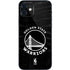 NBA Golden State Warriors Black Animal Print iPhone 12 Mini Skin