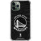 NBA Golden State Warriors Black Animal Print iPhone 12 Pro Clear Case