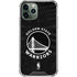 NBA Golden State Warriors Black Animal Print iPhone 12 Pro Clear Case