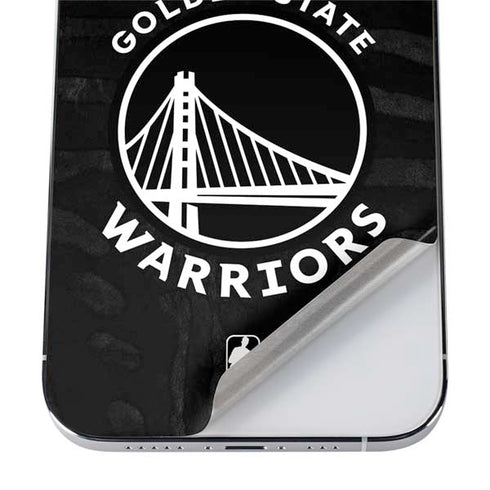 NBA Golden State Warriors Black Animal Print iPhone 12 Pro Max Skin