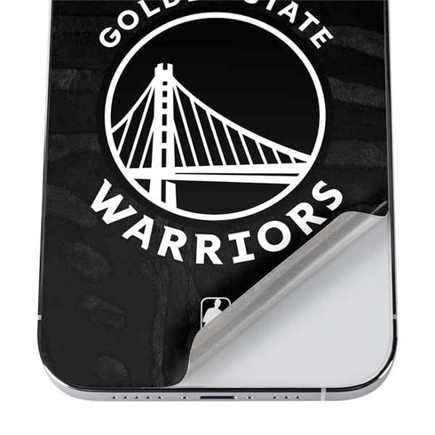 NBA Golden State Warriors Black Animal Print iPhone 12 Pro Skin