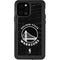 NBA Golden State Warriors Black Animal Print iPhone 12 Pro Waterproof Case