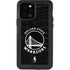 NBA Golden State Warriors Black Animal Print iPhone 12 Pro Waterproof Case