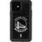 NBA Golden State Warriors Black Animal Print iPhone 12 Waterproof Case
