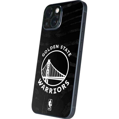 NBA Golden State Warriors Black Animal Print iPhone 13 Mini Skin