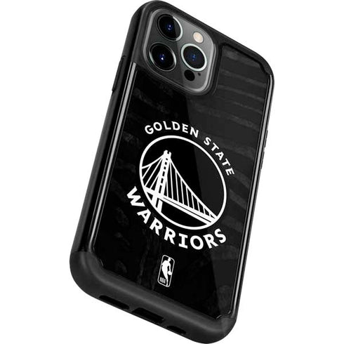 NBA Golden State Warriors Black Animal Print iPhone 13 Pro Cargo Case