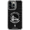NBA Golden State Warriors Black Animal Print iPhone 13 Pro Clear Case
