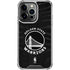 NBA Golden State Warriors Black Animal Print iPhone 13 Pro Clear Case