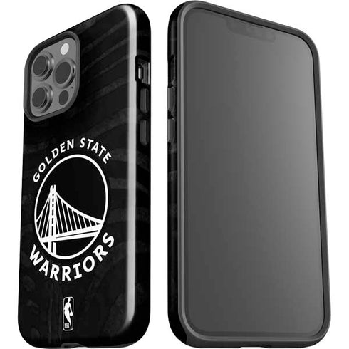 NBA Golden State Warriors Black Animal Print iPhone 13 Pro Max Impact Case