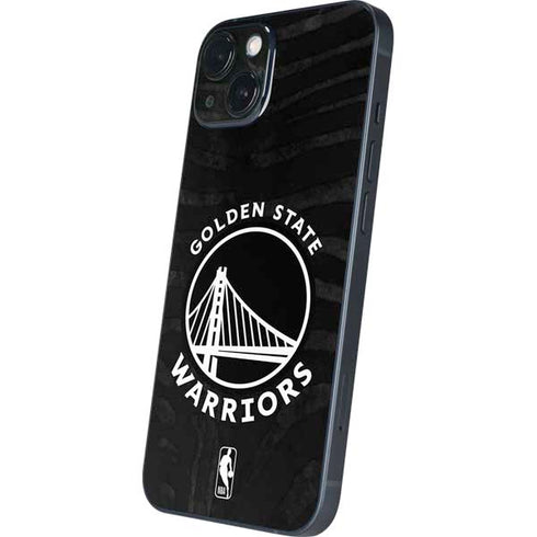 NBA Golden State Warriors Black Animal Print iPhone 13 Skin