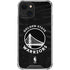 NBA Golden State Warriors Black Animal Print iPhone 14 Clear Case