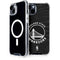 NBA Golden State Warriors Black Animal Print iPhone 14 MagSafe Case