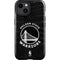 NBA Golden State Warriors Black Animal Print iPhone 14 Plus Impact Case