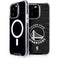 NBA Golden State Warriors Black Animal Print iPhone 14 Pro MagSafe Case