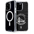 NBA Golden State Warriors Black Animal Print iPhone 14 Pro MagSafe Case