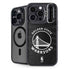 NBA Golden State Warriors Black Animal Print iPhone 14 Pro Max Kickstand Case
