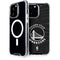NBA Golden State Warriors Black Animal Print iPhone 14 Pro Max MagSafe Case