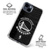 NBA Golden State Warriors Black Animal Print iPhone 15 Clear Case