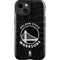 NBA Golden State Warriors Black Animal Print iPhone 15 Impact Case