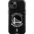 NBA Golden State Warriors Black Animal Print iPhone 15 Impact Case