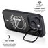 NBA Golden State Warriors Black Animal Print iPhone 15 Kickstand Case