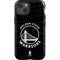 NBA Golden State Warriors Black Animal Print iPhone 15 Plus Impact Case