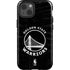 NBA Golden State Warriors Black Animal Print iPhone 15 Plus Impact Case