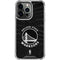 NBA Golden State Warriors Black Animal Print iPhone 15 Pro Clear Case