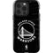 NBA Golden State Warriors Black Animal Print iPhone 15 Pro Impact Case