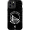 NBA Golden State Warriors Black Animal Print iPhone 15 Pro Max Impact Case