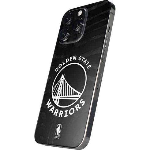 NBA Golden State Warriors Black Animal Print iPhone 15 Pro Max Skin