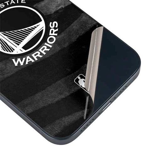 NBA Golden State Warriors Black Animal Print iPhone 15 Skin