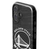 NBA Golden State Warriors Black Animal Print iPhone 16 Plus Impact Case