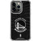 NBA Golden State Warriors Black Animal Print iPhone 16 Pro Clear Case