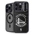 NBA Golden State Warriors Black Animal Print iPhone 16 Pro Kickstand Case