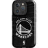 NBA Golden State Warriors Black Animal Print iPhone 16 Pro Magsafe Impact Case