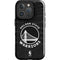NBA Golden State Warriors Black Animal Print iPhone 16 Pro Max Impact Case