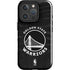NBA Golden State Warriors Black Animal Print iPhone 16 Pro Max Impact Case