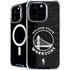 NBA Golden State Warriors Black Animal Print iPhone 16 Pro Max MagSafe Case