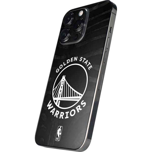 NBA Golden State Warriors Black Animal Print iPhone 16 Pro Skin