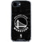 NBA Golden State Warriors Black Animal Print iPhone 16e Clear Case