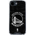NBA Golden State Warriors Black Animal Print iPhone 16e Clear Case