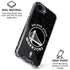 NBA Golden State Warriors Black Animal Print iPhone 16e Clear Case