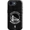 NBA Golden State Warriors Black Animal Print iPhone 16e Impact Case