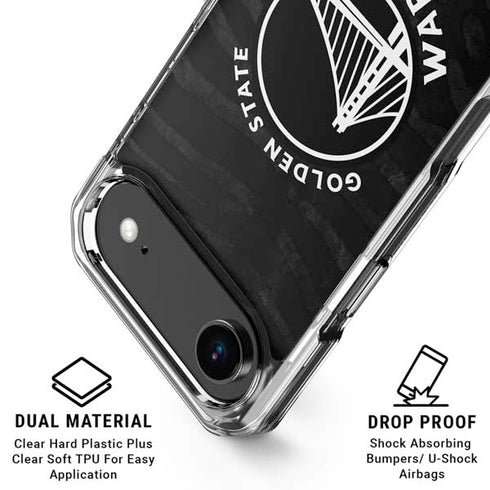 NBA Golden State Warriors Black Animal Print iPhone 17 Air MagSafe Case